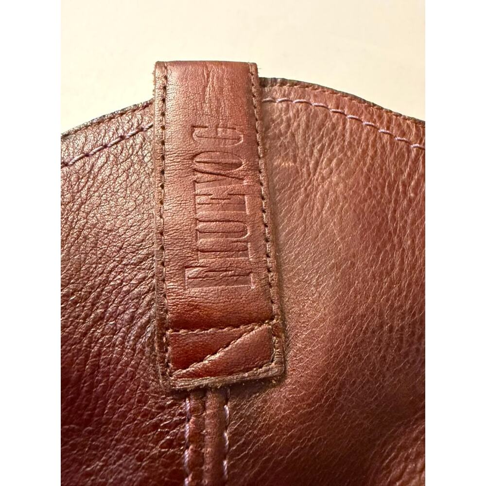 John Fluevog Dawson City Boots in Brown Leather Western Cone Heel Sz 11.5 Womens - Picture 4 of 8